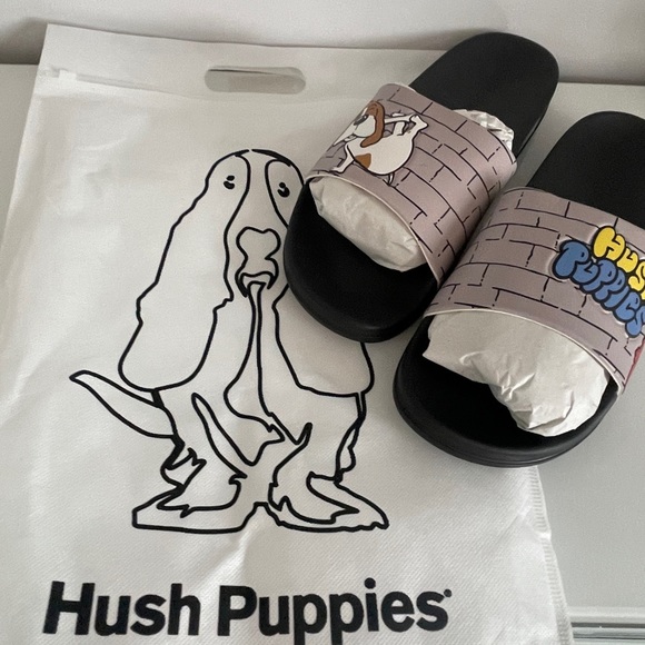 Mens genuine hush puppies sliders size 10 - Picture 4 of 10